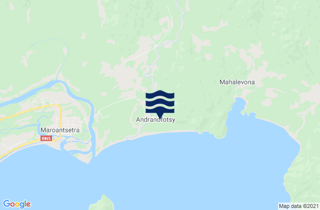Antakotako, Madagascarの潮見表地図