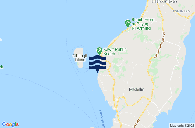 Antipolo, Philippinesの潮見表地図