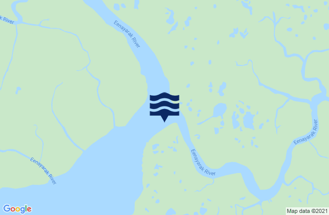 Apokak Creek entrance, United Statesの潮見表地図