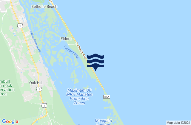 Apollo Beach, United Statesの潮見表地図