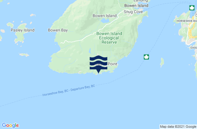 Arbutus Bay, Canadaの潮見表地図