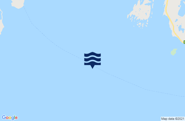 Archipel de Blanc-Sablon, Canadaの潮見表地図
