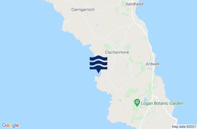 Ardwell Bay, United Kingdomの潮見表地図