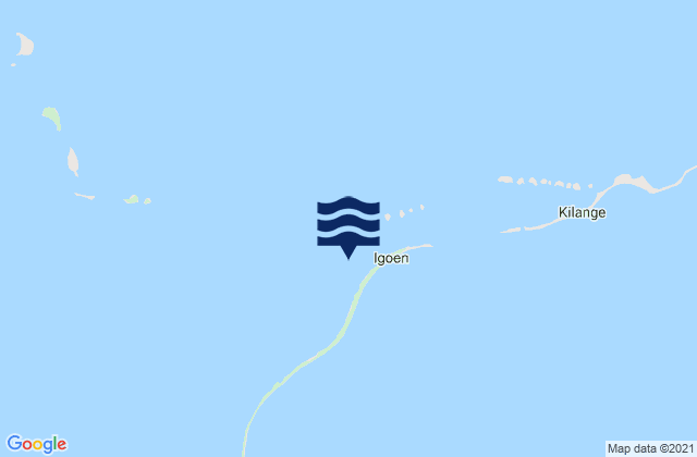 Arno Atoll, Marshall Islandsの潮見表地図