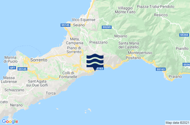 Arola-Preazzano, Italyの潮見表地図