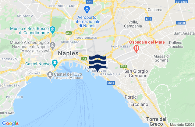 Arpino, Italyの潮見表地図