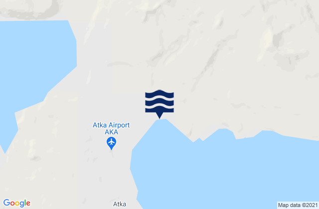 Atka, United Statesの潮見表地図