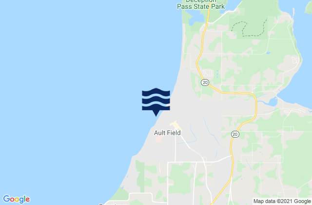 Ault Field, United Statesの潮見表地図