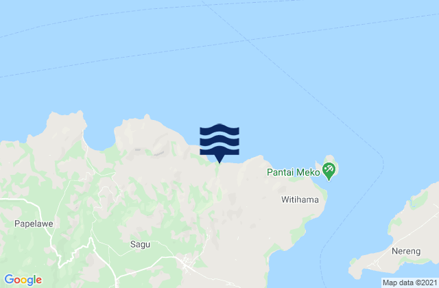 Auona, Indonesiaの潮見表地図