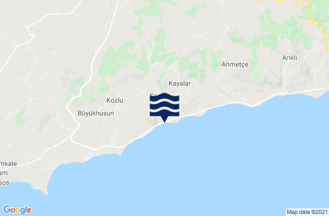 Ayvacık İlçesi, Turkeyの潮見表地図