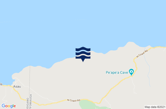 A’opo, Samoaの潮見表地図