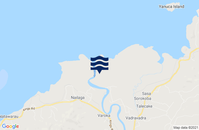 Ba, Fijiの潮見表地図