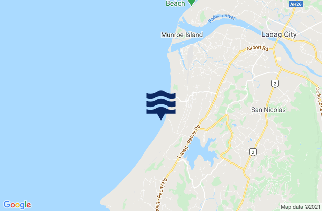 Baay, Philippinesの潮見表地図
