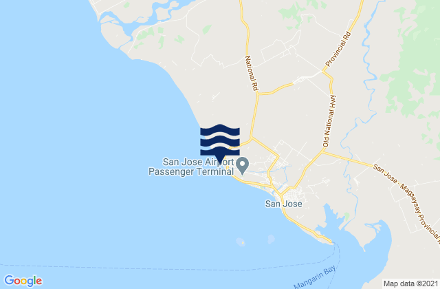 Babug, Philippinesの潮見表地図