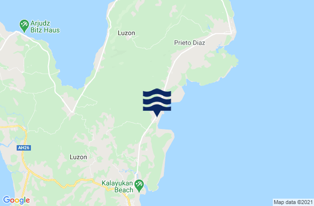 Bagacay, Philippinesの潮見表地図