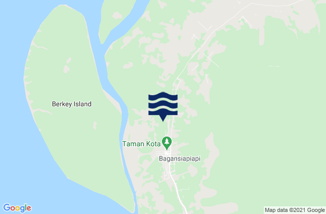 Baganhilir, Indonesiaの潮見表地図