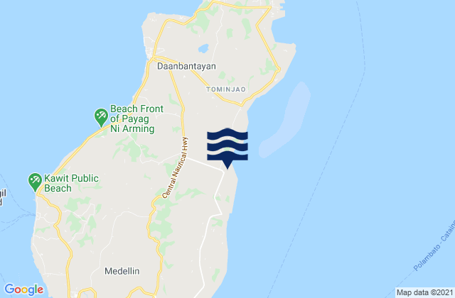 Bagay, Philippinesの潮見表地図