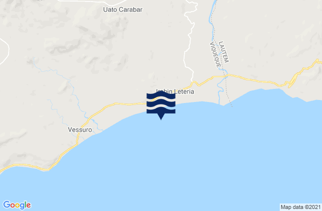 Baguia, Timor Lesteの潮見表地図