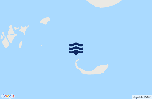 Bahia Anegada Islote NW, Argentinaの潮見表地図