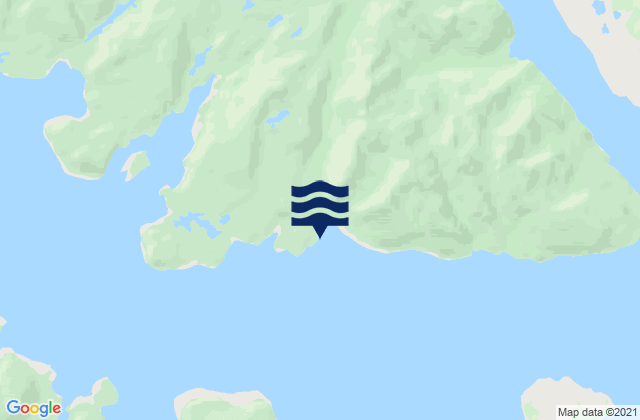 Bahia Borja, Chileの潮見表地図