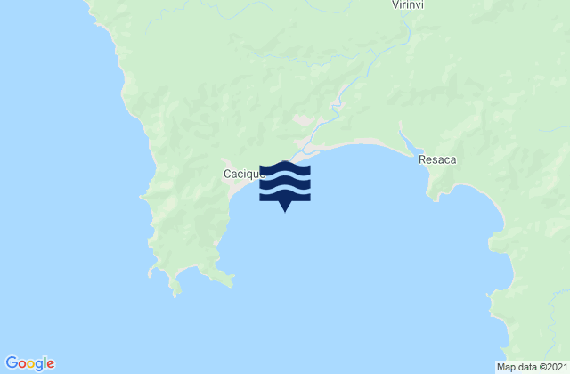 Bahia Cupica, Colombiaの潮見表地図