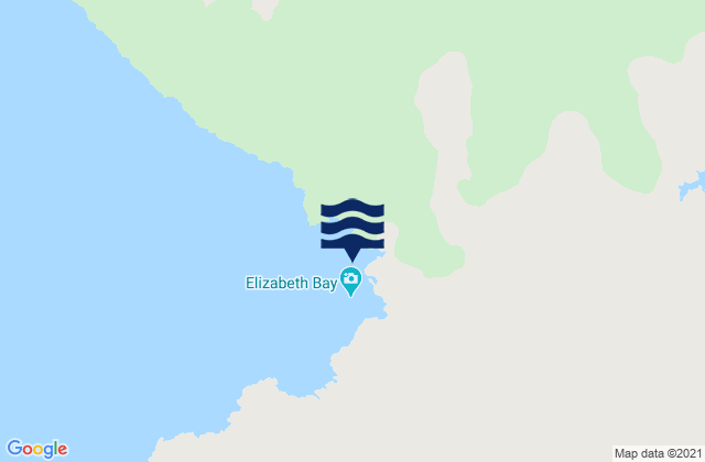 Bahia Isabela Isla Isabela, Ecuadorの潮見表地図