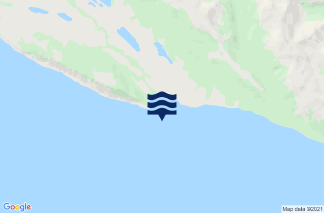 Bahia Wood, Chileの潮見表地図