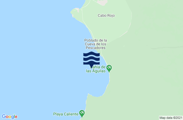 Bahia de las Aguilas, Dominican Republicの潮見表地図