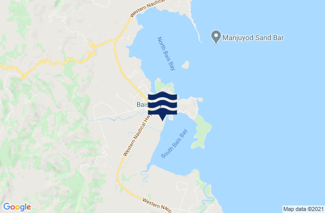 Bais City, Philippinesの潮見表地図