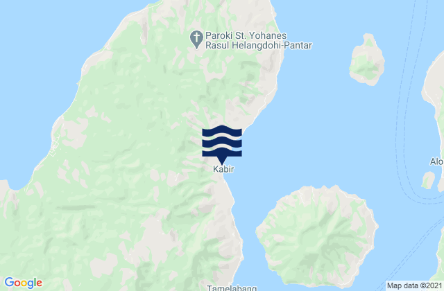 Bakalang, Indonesiaの潮見表地図