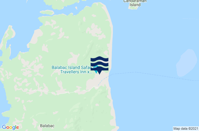 Balabac (Balabac Island), Malaysiaの潮見表地図