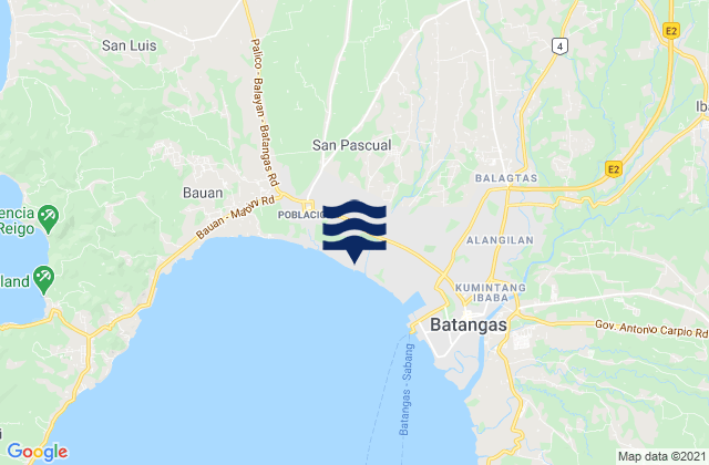 Balagtasin, Philippinesの潮見表地図