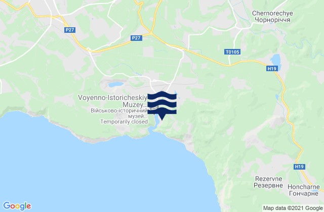 Balaklava, Ukraineの潮見表地図