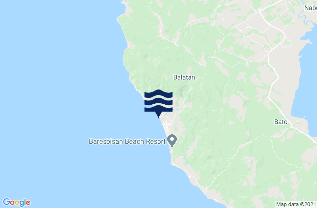 Balatan, Philippinesの潮見表地図