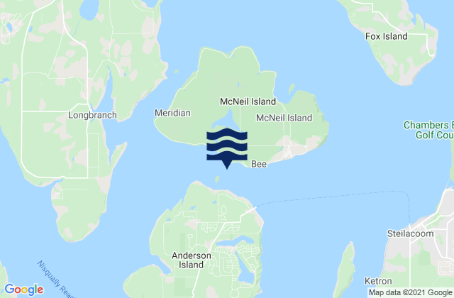 Balch Passage NE of Eagle Island, United Statesの潮見表地図