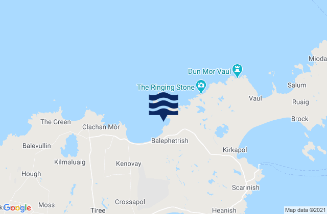Balephetrish (Tiree), United Kingdomの潮見表地図
