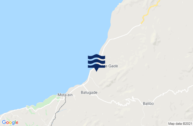 Balibo, Timor Lesteの潮見表地図