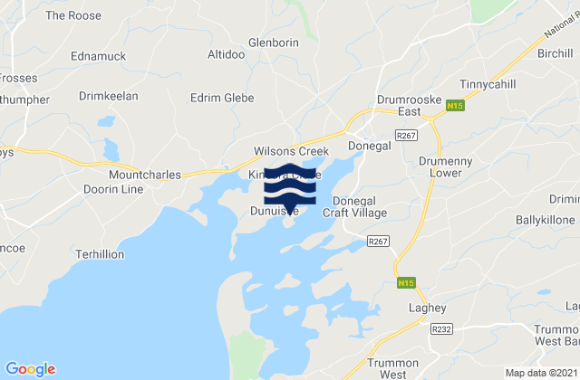 Ballyboyle Island, Irelandの潮見表地図