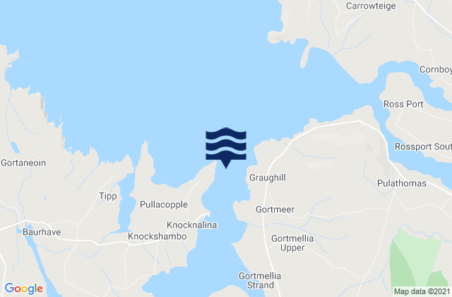 Ballyglass (Broadhaven), Irelandの潮見表地図