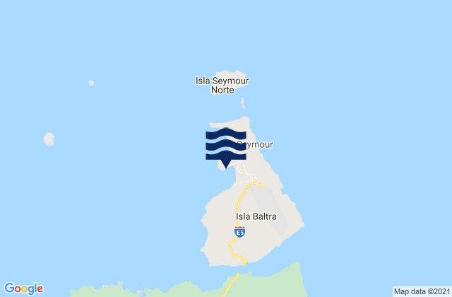 Baltra (Galapagos Is.), Ecuadorの潮見表地図
