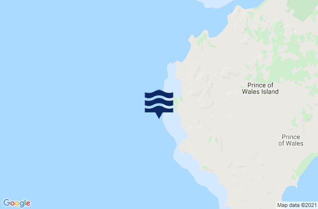 Bampfield Head, Australiaの潮見表地図