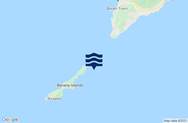 Banana Islands, Sierra Leoneの潮見表地図