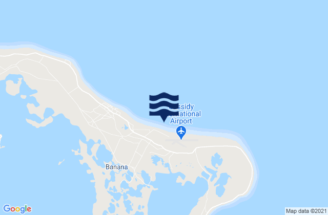 Banana Village, Kiribatiの潮見表地図