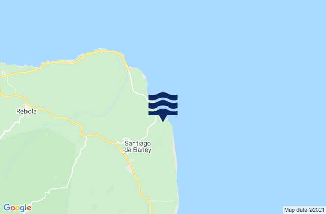Baney, Equatorial Guineaの潮見表地図