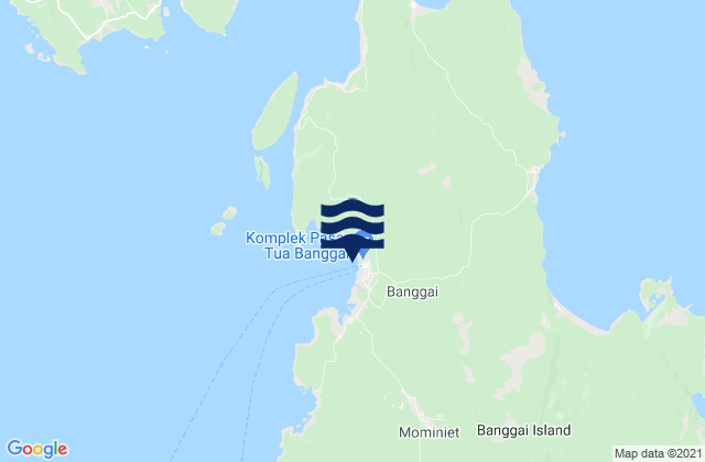 Banggai, Indonesiaの潮見表地図