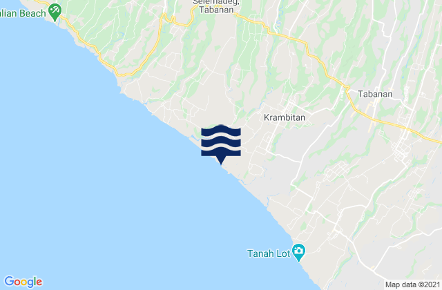 Banjar Dauhpangkung, Indonesiaの潮見表地図