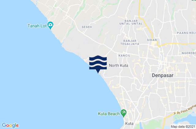 Banjar Karangsuling, Indonesiaの潮見表地図