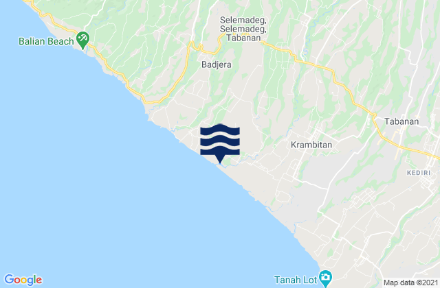 Banjar Kebon, Indonesiaの潮見表地図