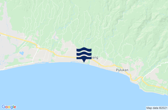 Banjar Mundukanggrek, Indonesiaの潮見表地図