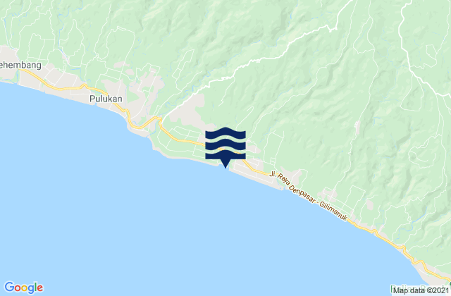 Banjar Swastika, Indonesiaの潮見表地図